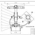 Kundenspezifisches geschmiedetes Messing-Feuer-Hydrant-Ventil (AV4064)